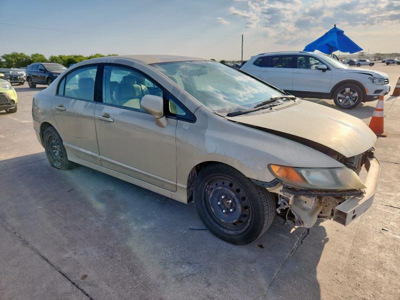 1HGFA16598L118737 - 2008 HONDA CIVIC LX بيج صورة 4