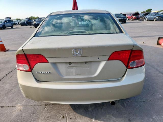 1HGFA16598L118737 - 2008 HONDA CIVIC LX بيج صورة 6