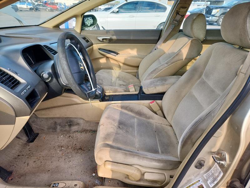 1HGFA16598L118737 - 2008 HONDA CIVIC LX بيج صورة 7