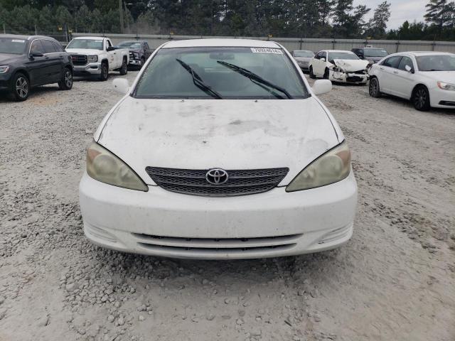 4T1BE32K82U050520 - 2002 TOYOTA CAMRY LE WHITE photo 5