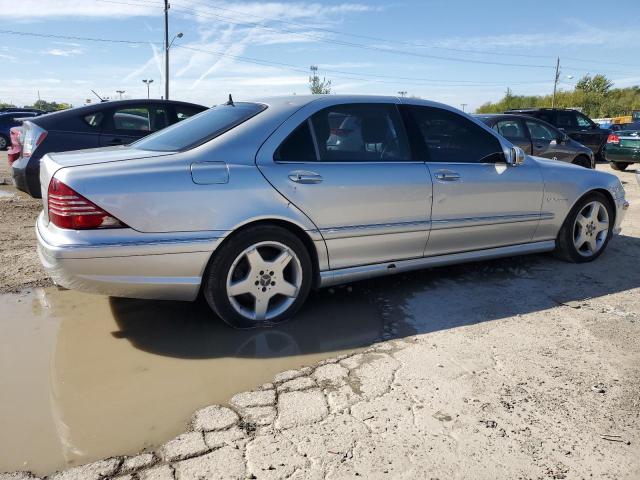 WDBNG78J82A287543 - 2002 MERCEDES-BENZ S 600 SILVER photo 3