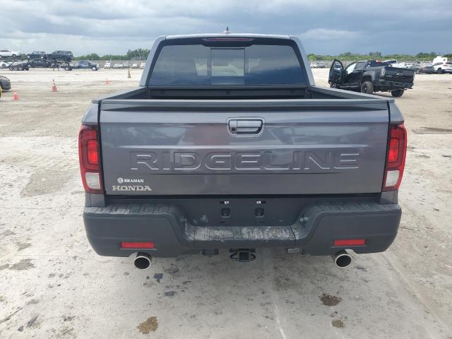 5FPYK3F55SB000220 - 2025 HONDA RIDGELINE RTL GRAY photo 6