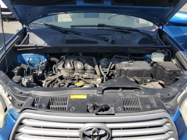 JTEDS41A292087505 - 2009 TOYOTA HIGHLANDER BLUE photo 12