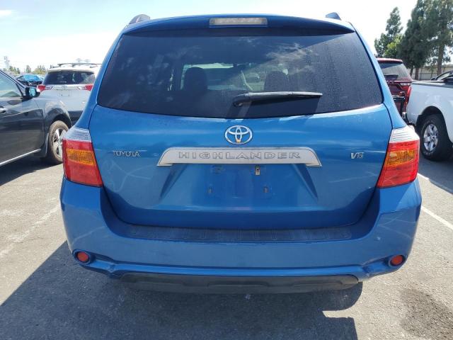 JTEDS41A292087505 - 2009 TOYOTA HIGHLANDER BLUE photo 6