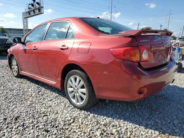 2T1BU4EE5AC428274 - 2010 TOYOTA COROLLA BASE წითელი ფოტო 2