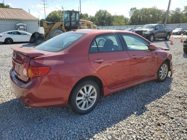 2T1BU4EE5AC428274 - 2010 TOYOTA COROLLA BASE წითელი ფოტო 3