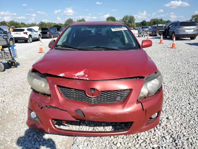 2T1BU4EE5AC428274 - 2010 TOYOTA COROLLA BASE წითელი ფოტო 5