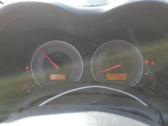 2T1BU4EE5AC428274 - 2010 TOYOTA COROLLA BASE წითელი ფოტო 9