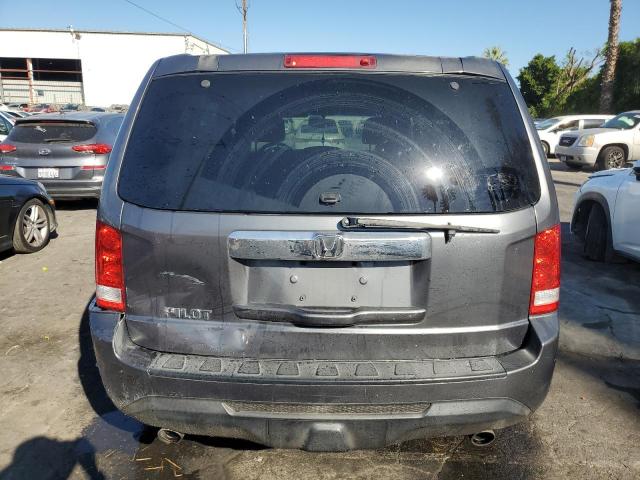 5FNYF3H59CB033541 - 2012 HONDA PILOT EXL GRAY photo 6