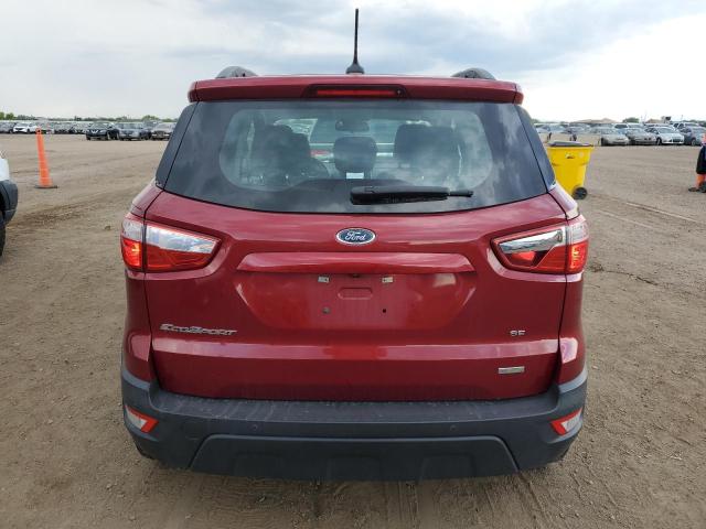 MAJ3S2GE6KC293169 - 2019 FORD ECOSPORT SE MAROON photo 6