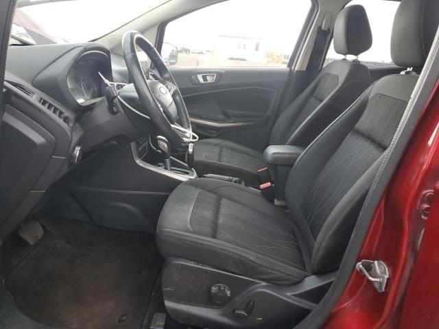 MAJ3S2GE6KC293169 - 2019 FORD ECOSPORT SE MAROON photo 7