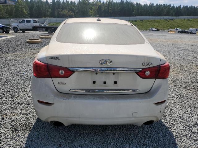 JN1BV7AR9FM409358 - 2015 INFINITI Q50 BASE WHITE photo 6