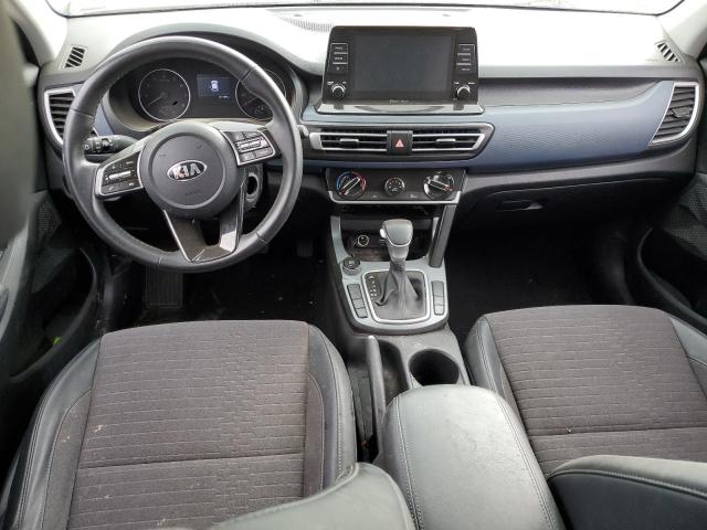 KNDEU2AA6M7129614 - 2021 KIA SELTOS S GRAY photo 8