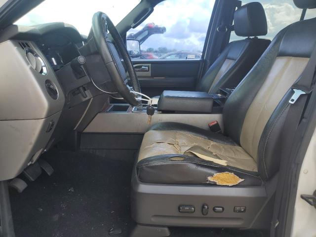 1FMFU17568LA27781 - 2008 FORD EXPEDITION EDDIE BAUER WHITE photo 7