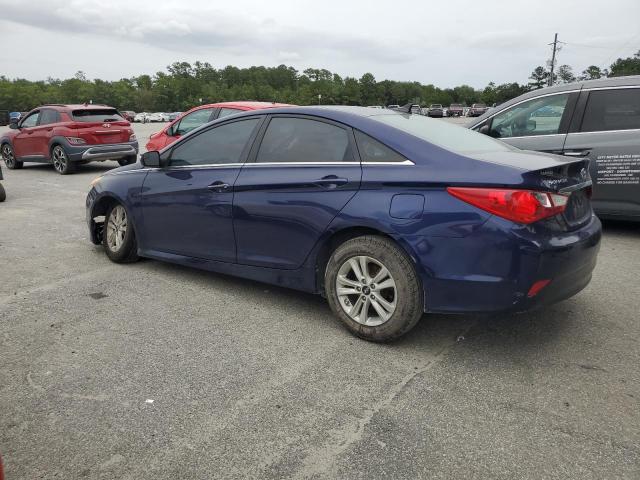 5NPEB4AC4EH862213 - 2014 HYUNDAI SONATA GLS BLUE photo 2