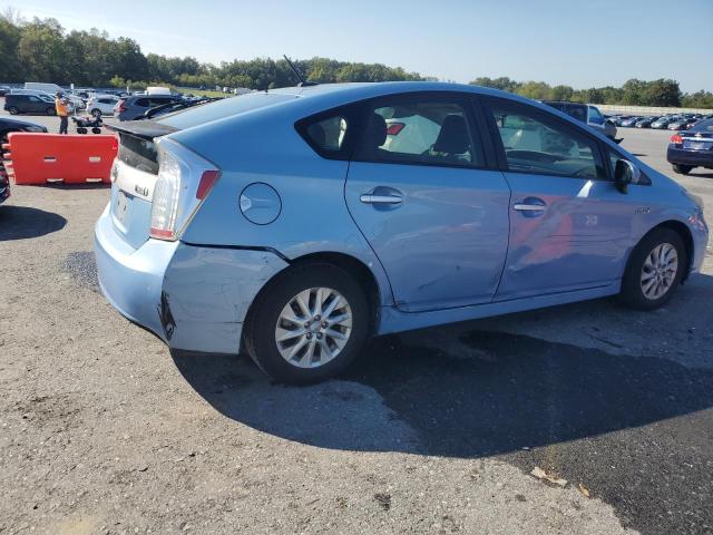 JTDKN3DP3D3035512 - 2013 TOYOTA PRIUS PLUG BLUE photo 3