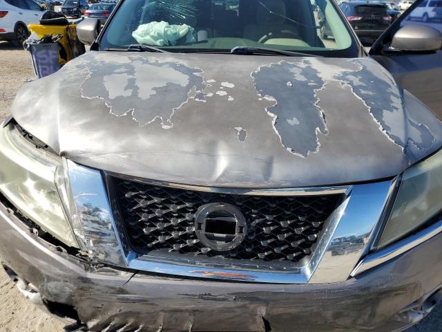 5N1AR2MN7EC649842 - 2014 NISSAN PATHFINDER S ნაცრისფერი ფოტო 12