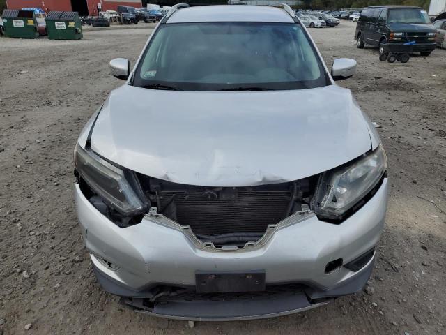 5N1AT2MVXEC781401 - 2014 NISSAN ROGUE S SILVER photo 5