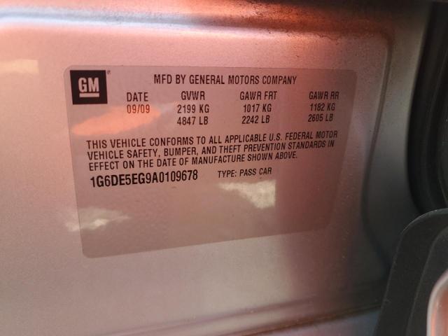 1G6DE5EG9A0109678 - 2010 CADILLAC CTS LUXURY COLLECTION SILVER photo 12