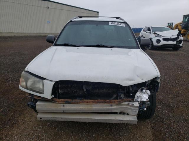 JF1SG656X3H719661 - 2003 SUBARU FORESTER 2.5XS Белый фото 5