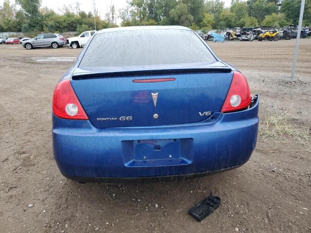 1G2ZG58N974201550 - 2007 PONTIAC G6 BASE BLUE photo 6