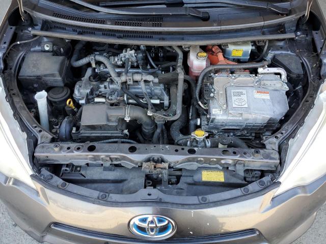 JTDKDTB33C1012132 - 2012 TOYOTA PRIUS C 灰色 照片 11