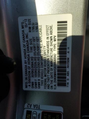 2HKRM4H5XDH644942 - 2013 HONDA CR-V EX 银色 照片 12