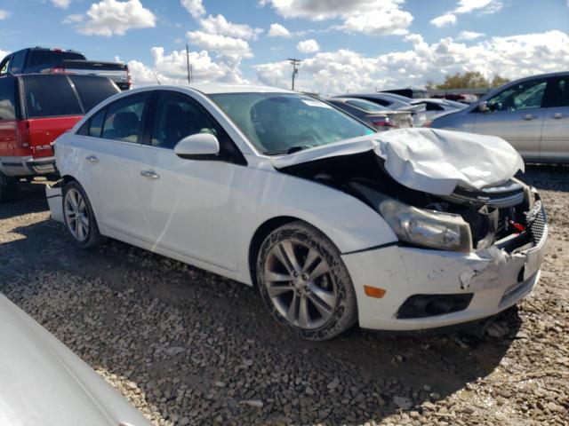 1G1PG5SB8D7291505 - 2013 CHEVROLET CRUZE LTZ WHITE photo 4