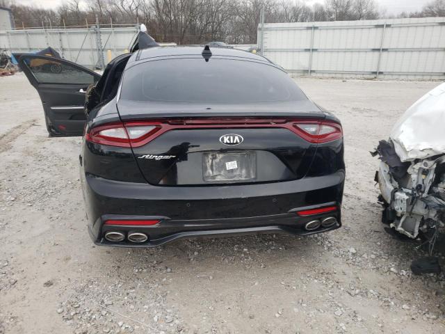 KNAE15LA4J6024608 - 2018 KIA STINGER BLACK photo 6