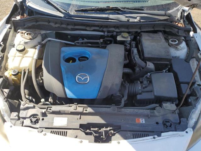 JM1BL1V83C1652002 - 2012 MAZDA 3 I WHITE photo 11