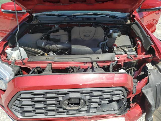 3TMCZ5AN0NM482709 - 2022 TOYOTA TACOMA DOUBLE CAB RED photo 11