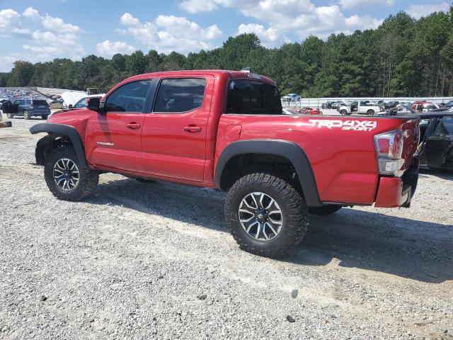 3TMCZ5AN0NM482709 - 2022 TOYOTA TACOMA DOUBLE CAB RED photo 2