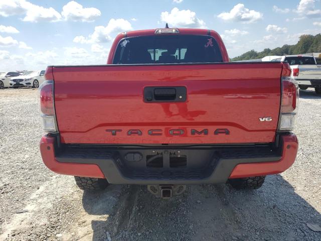 3TMCZ5AN0NM482709 - 2022 TOYOTA TACOMA DOUBLE CAB RED photo 6