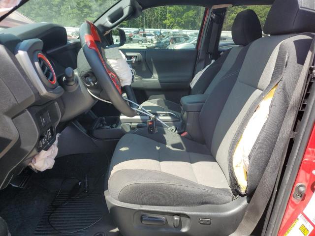 3TMCZ5AN0NM482709 - 2022 TOYOTA TACOMA DOUBLE CAB RED photo 7