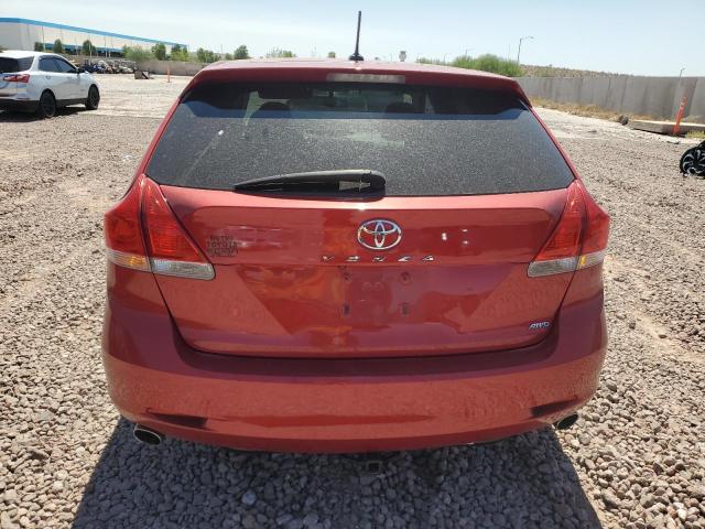 4T3BK11A09U011220 - 2009 TOYOTA VENZA RED photo 6