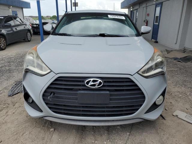 KMHTC6AE1FU222528 - 2015 HYUNDAI VELOSTER TURBO Արծաթագույն լուսանկար 5