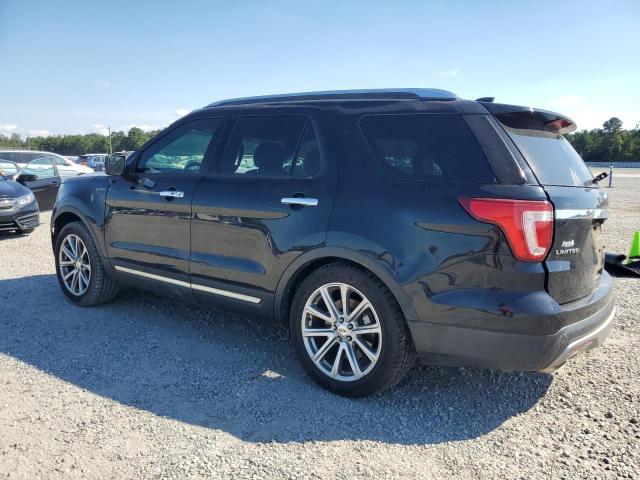 1FM5K7F85HGE22947 - 2017 FORD EXPLORER LIMITED BLACK photo 2