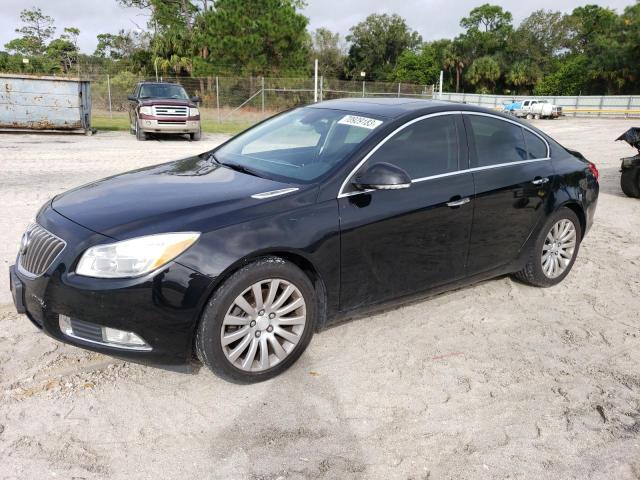 2G4GS5EV1D9223021 - 2013 BUICK REGAL PREMIUM BLACK photo 1