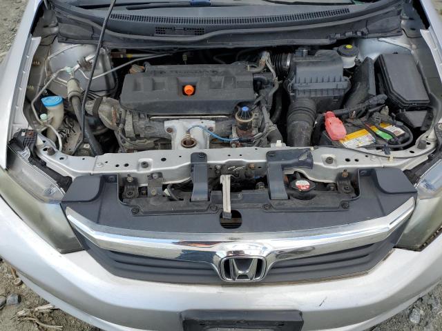 19XFB2F57CE376239 - 2012 HONDA CIVIC LX SILVER photo 11