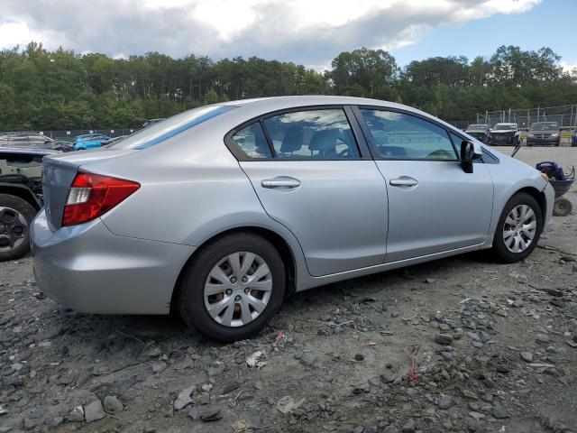 19XFB2F57CE376239 - 2012 HONDA CIVIC LX SILVER photo 3
