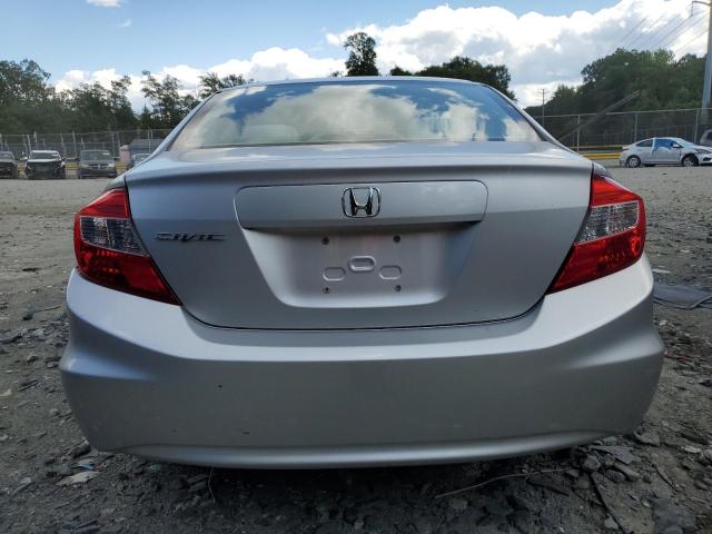 19XFB2F57CE376239 - 2012 HONDA CIVIC LX SILVER photo 6