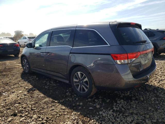 5FNRL5H99EB011909 - 2014 HONDA ODYSSEY TOURING GRAY photo 2