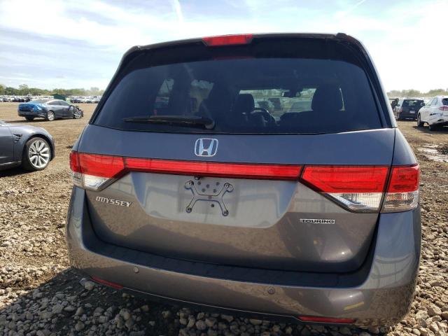 5FNRL5H99EB011909 - 2014 HONDA ODYSSEY TOURING GRAY photo 6