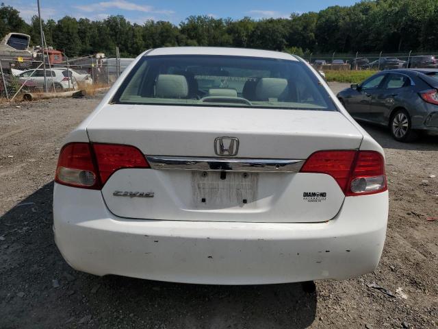 2HGFA16509H318842 - 2009 HONDA CIVIC LX 白色 照片 6