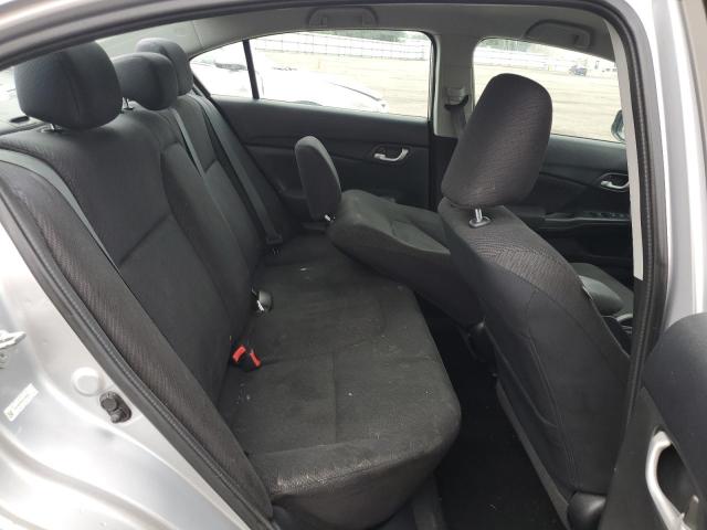 19XFB2F56DE228035 - 2013 HONDA CIVIC LX SILVER photo 10