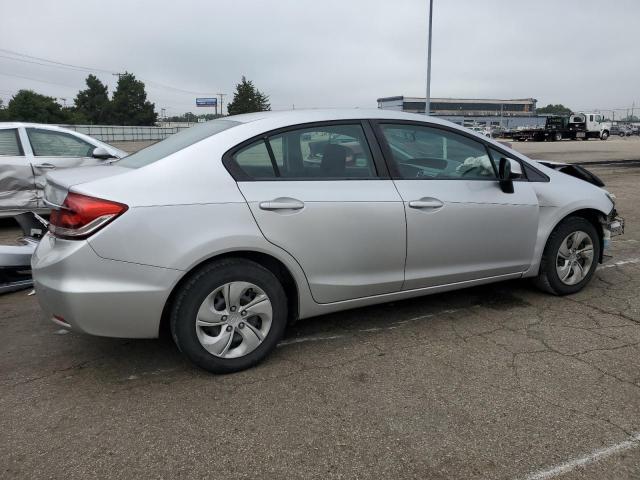 19XFB2F56DE228035 - 2013 HONDA CIVIC LX SILVER photo 3