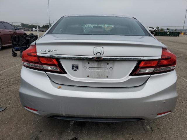 19XFB2F56DE228035 - 2013 HONDA CIVIC LX SILVER photo 6