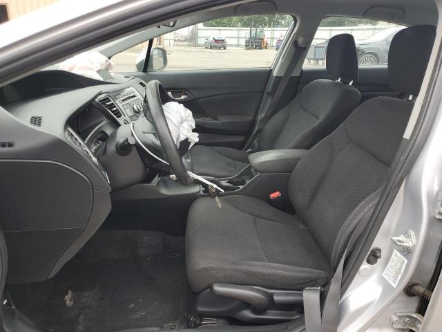 19XFB2F56DE228035 - 2013 HONDA CIVIC LX SILVER photo 7