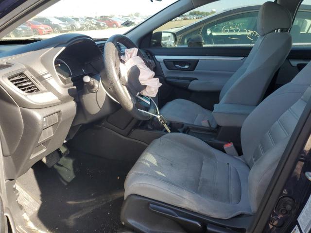 5J6RW6H3XKL001871 - 2019 HONDA CR-V LX BLUE photo 7