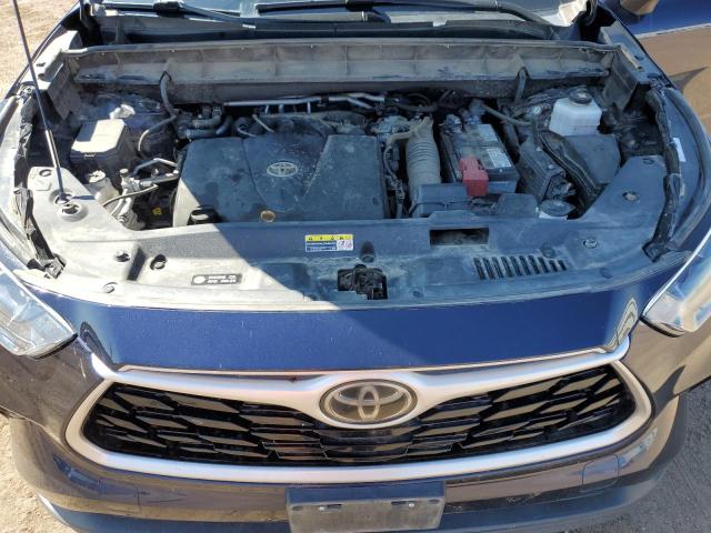 5TDHZRBH1MS092545 - 2021 TOYOTA HIGHLANDER XLE 蓝色 照片 12